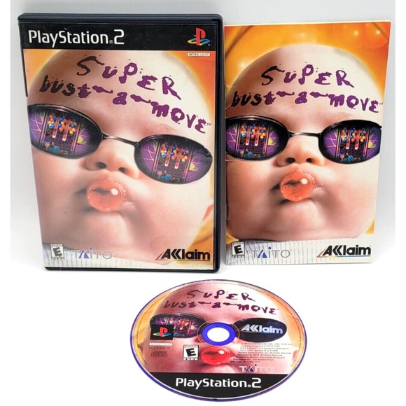 Other - SUPER BUST-A-MOVE CIB  PS2 PLAYSTATION 2‎ COMPLETE IN BOX  AKKLAIM